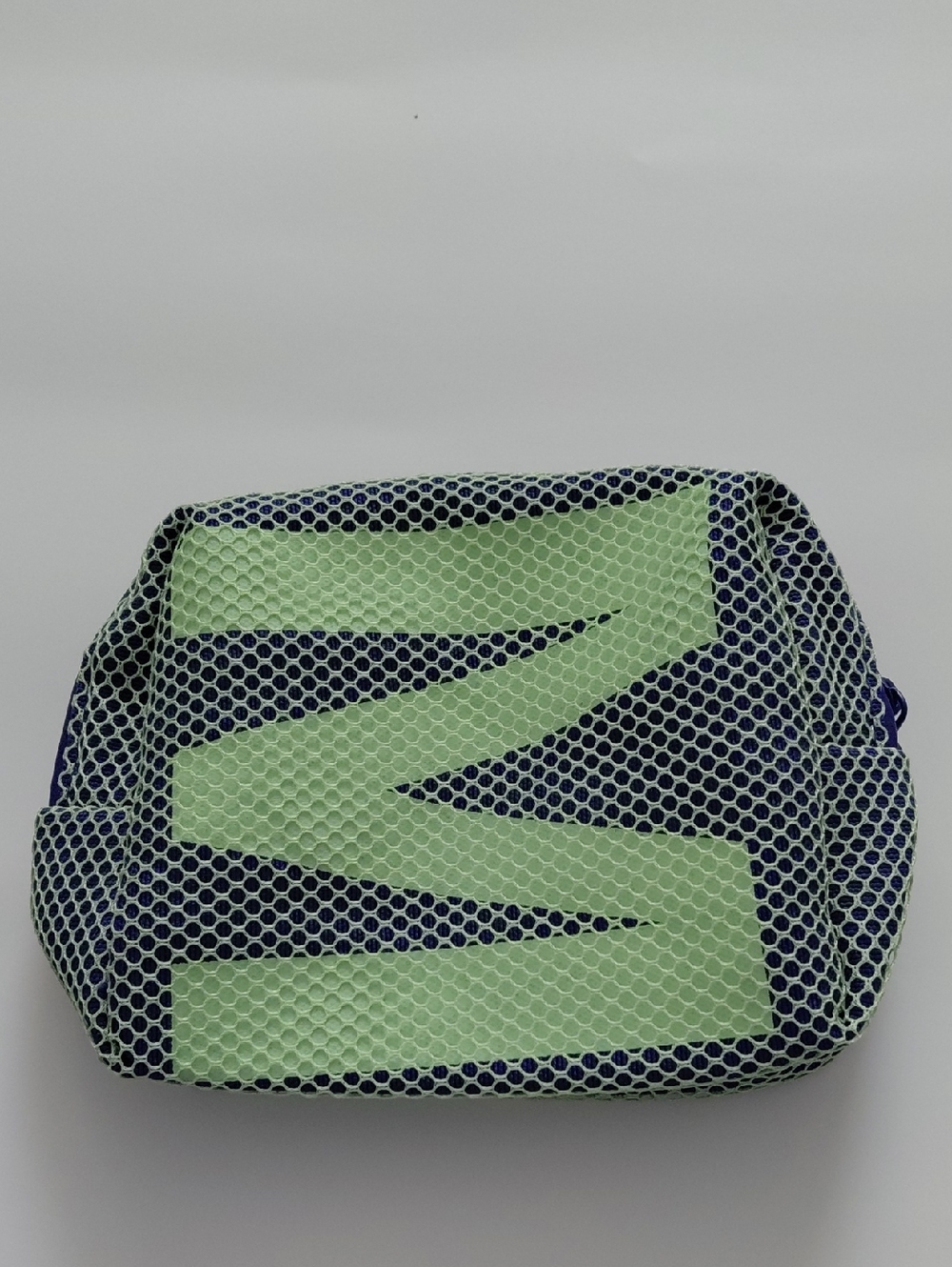 Milk Makeup Purple and Light Green Mesh Cosmetic Bag